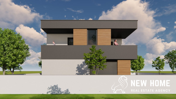Modern house by the sea