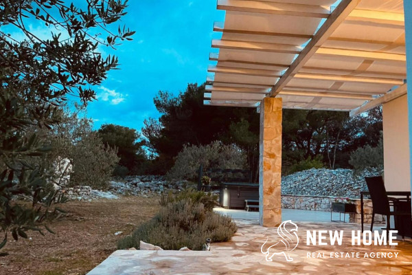 Idyllic house in the middle of an olive grove