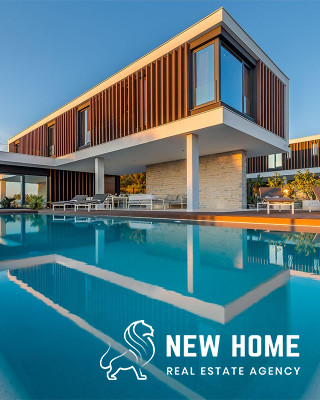 Luxury villa with pool and sea views