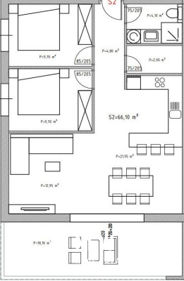 TROGIR-ČIOVO Zweizimmerwohnung mit Garten unweit vom Meer