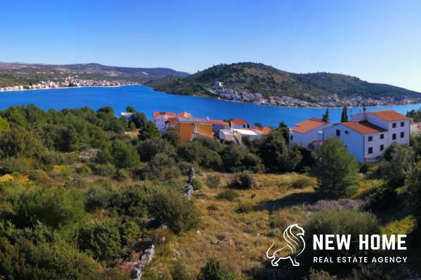 Rogoznica building plot with sea view