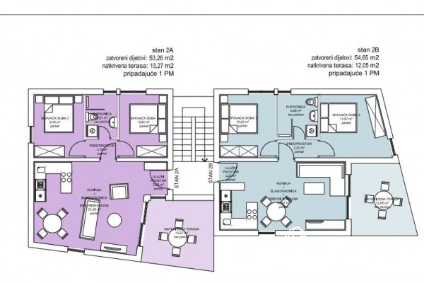 SEASIDE RESEDENCE Two-room apartment on the first floor with sea views