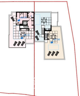 TROGIR – CIOVO Dvosobni penthouse stan s krovnom terasom