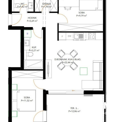 TROGIR – CIOVO Luksuzni penthouse s krovnom terasom i pogledom na more